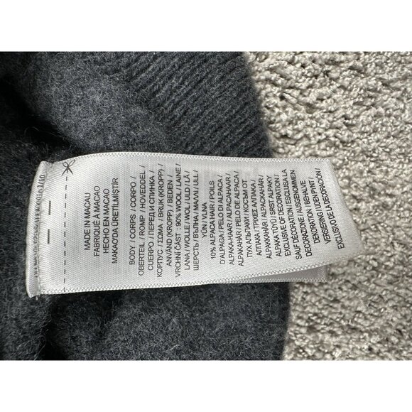 Polo Ralph Lauren Half-Zip Sweater Men's L Gray Wool Pullover Classic Fit‎ - Picture 7 of 12